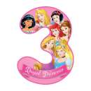 Disney Princess Number 3 Edible Icing Image